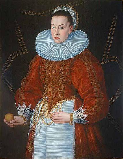 unknow artist Portrait of a Gdansk female patrician. France oil painting art